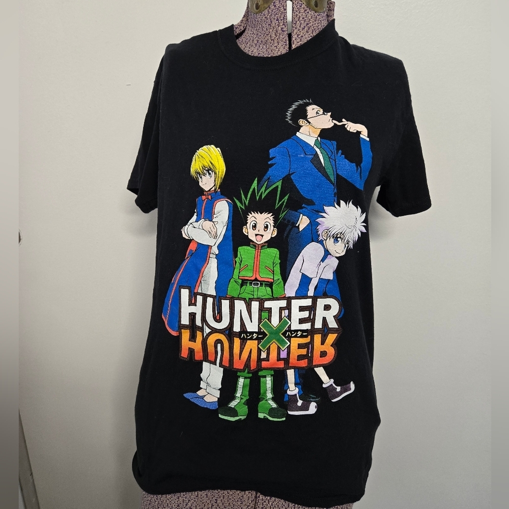 Hunter X Hunter in Kanji Characters with Gon, Killua, Kurapika Leorio SZ Small